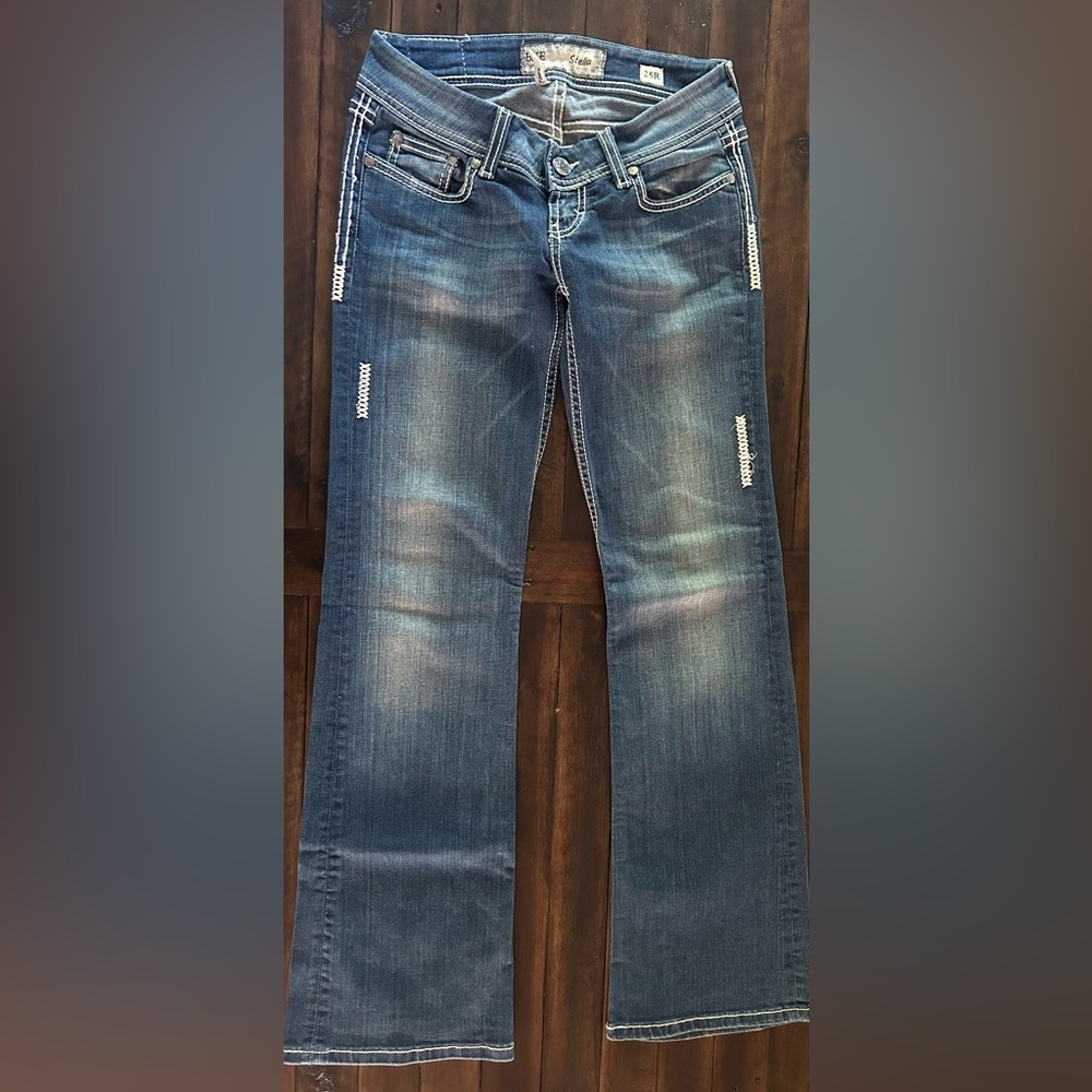 BKE Flare Jeans in Classic Blue